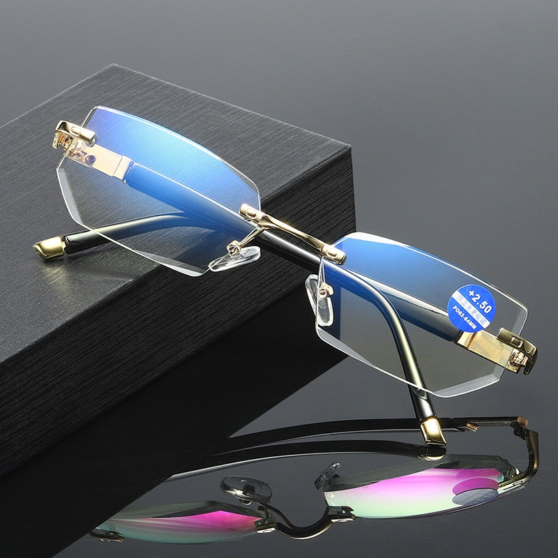 Multifocal reading glasses Blue Light Blocking +150